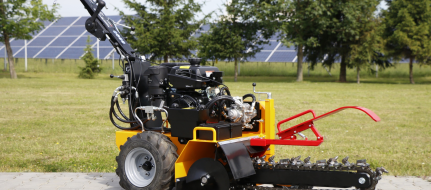Trencher with hydrodrive and Kohler engine TR 60/14 HC